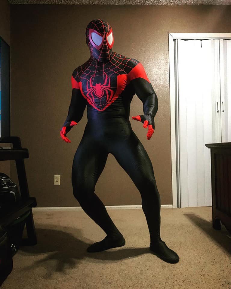 Miles Morales spiderman cosplay