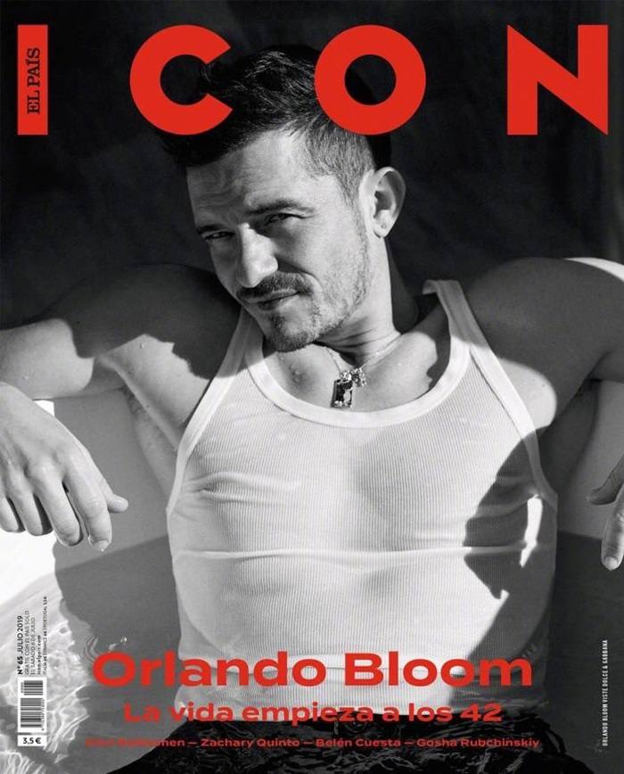 Orlando Bloom @ El Pais Icon Magazine July 2019