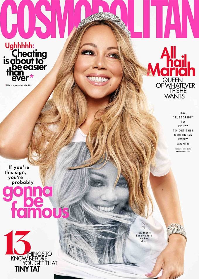 Mariah Carey @ Cosmopolitan US August 2019