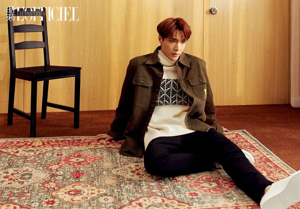 Lay @ L'Officiel Hommes China August 2019