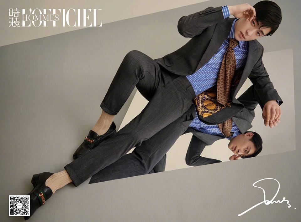 Deng Lun @ L'Officiel Hommes China August 2019