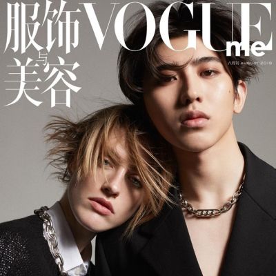 Cai Xukun & Sara Brannon @ VogueMe China August 2019