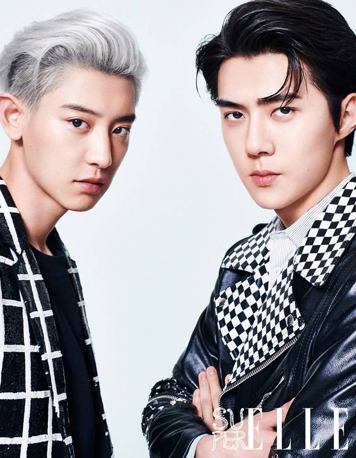 Sehun & Chanyeol @ SuperELLE China August 2019