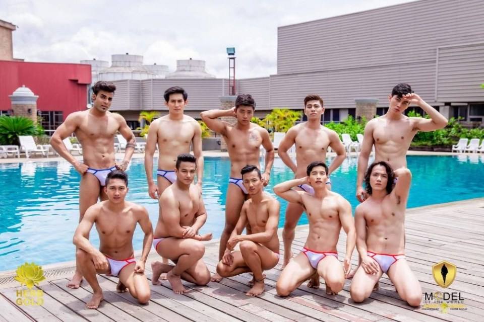 Mister​ Model​ of​ the​ World​ 2019 in Swimwear.