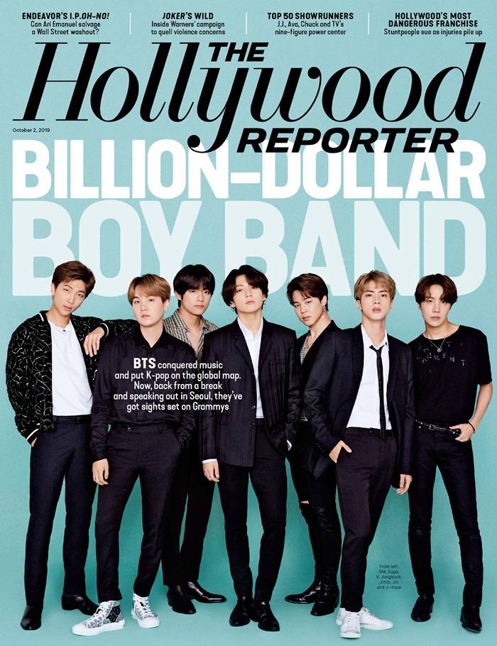 BTS @ The Hollywood Reporter October 2019