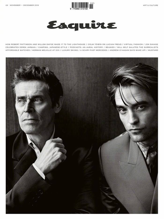 Robert Pattinson & Willem Dafoe @ Esquire UK November 2019