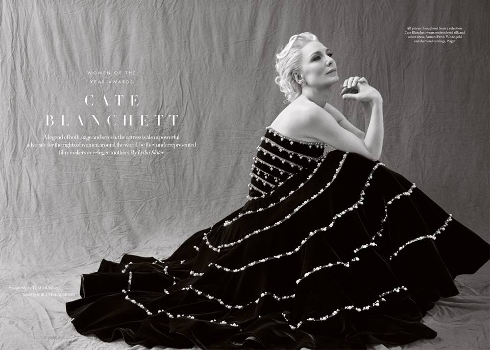 Cate Blanchett @ Harper's Bazaar UK December 2019