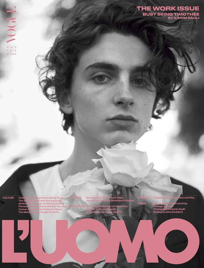 Timothée Chalamet @ L'Uomo Vogue Italia November 2019