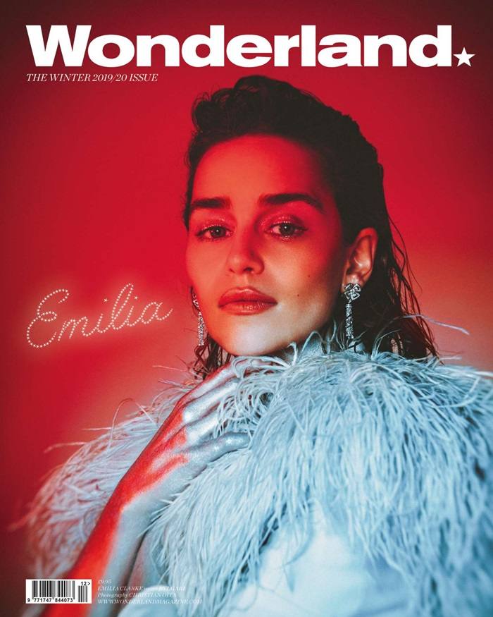 Emilia Clarke @ Wonderland Magazine Winter 2019