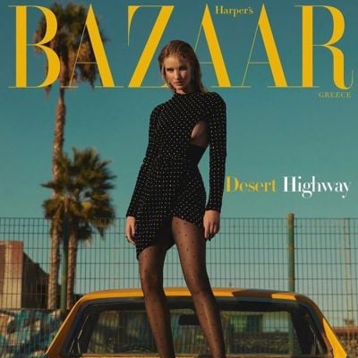 Rosie Huntington Whiteley @ Harper's Bazaar Greece December 2019