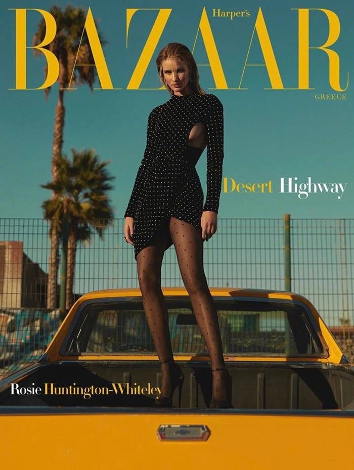 Rosie Huntington Whiteley @ Harper's Bazaar Greece December 2019