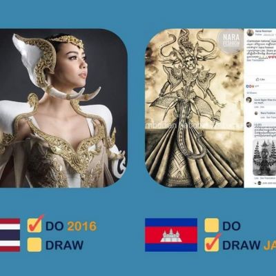Do and draw... Thailand and Cambodia.