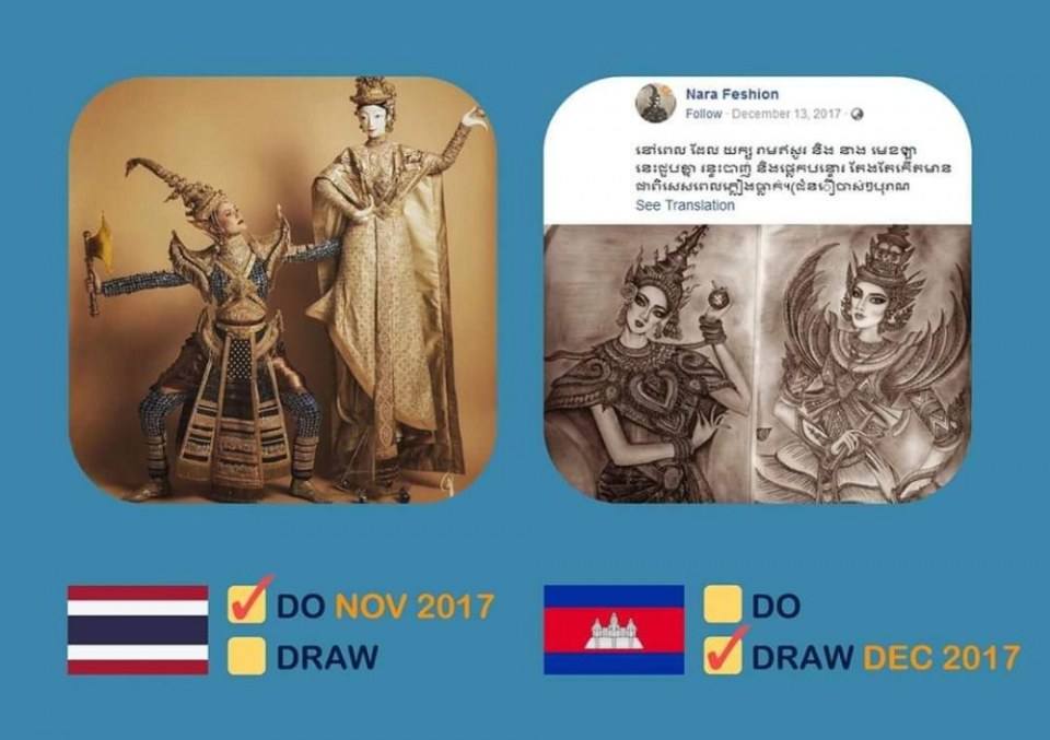 Do and draw... Thailand and Cambodia.