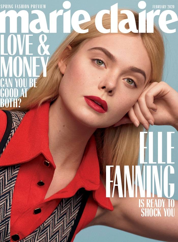 Elle Fanning @ Marie Claire US February 2020