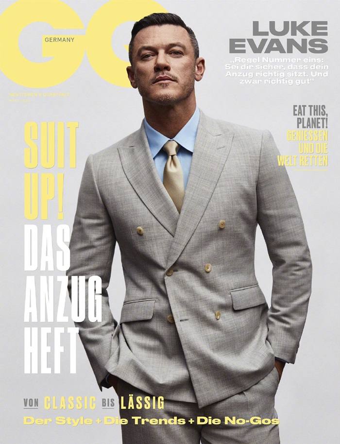 Luke Evans @ GQ Germany March 2020