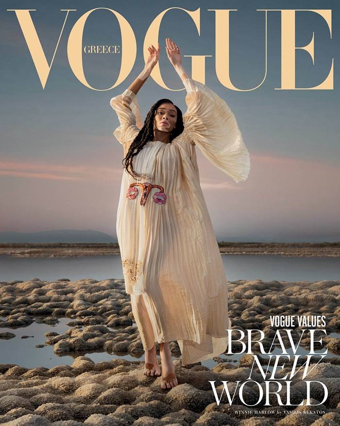 Winnie Harlow @ Vogue Greece February 2020