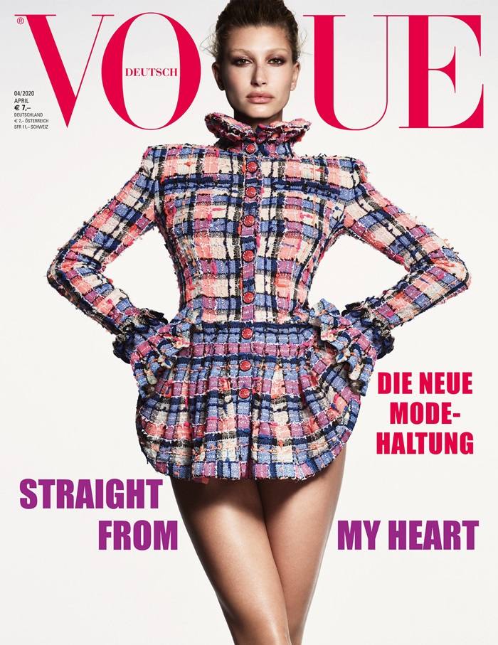 Hailey Bieber @ Vogue Germany April 2020