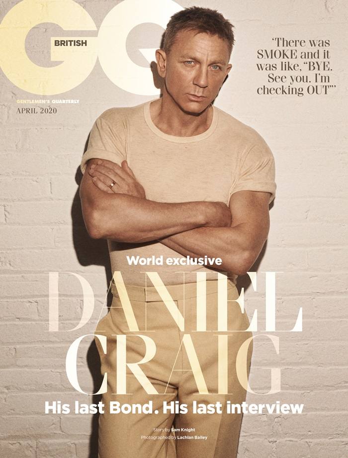 Daniel Craig @ GQ UK April 2020