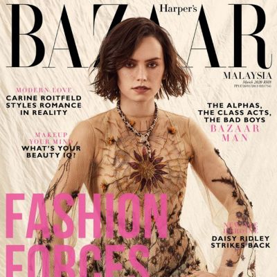 Daisy Ridley @ Harper's Bazaar Malaysia March 2020