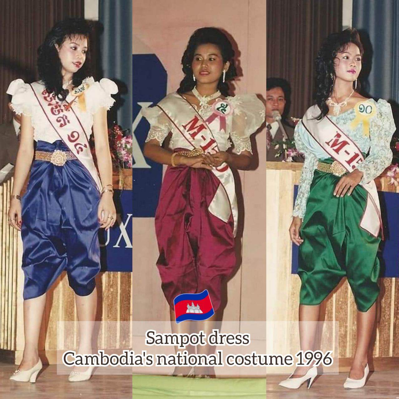 Cambodia national costume (សំពត់) 🇰🇭