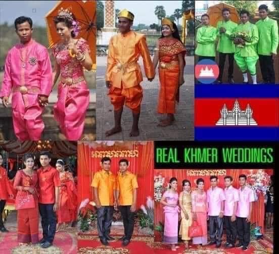 Cambodia national costume (សំពត់) 🇰🇭