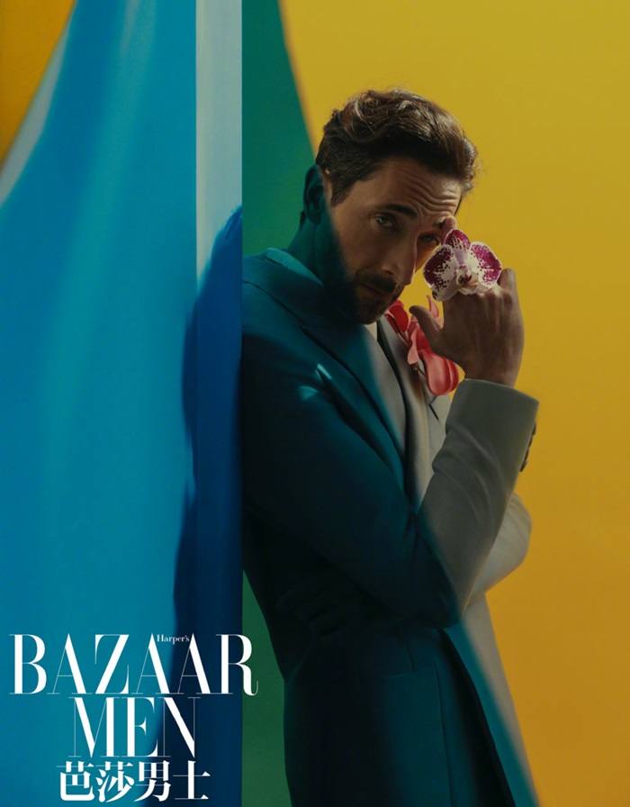 Adrien Brody @ Harpers Bazaar MEN China April 2020