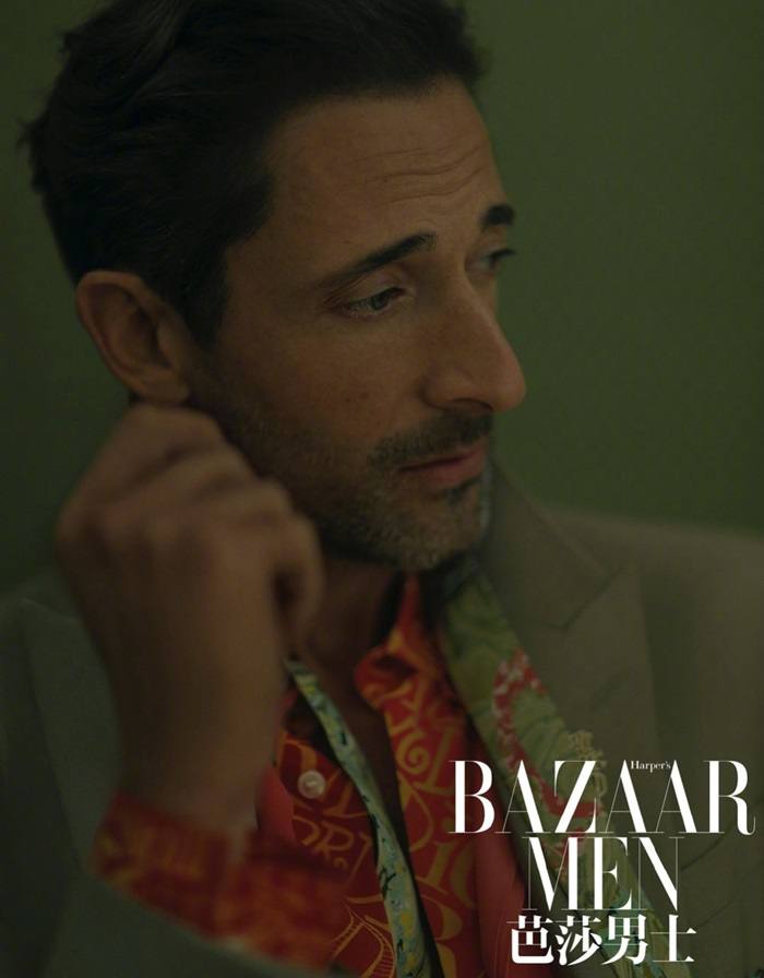 Adrien Brody @ Harpers Bazaar MEN China April 2020