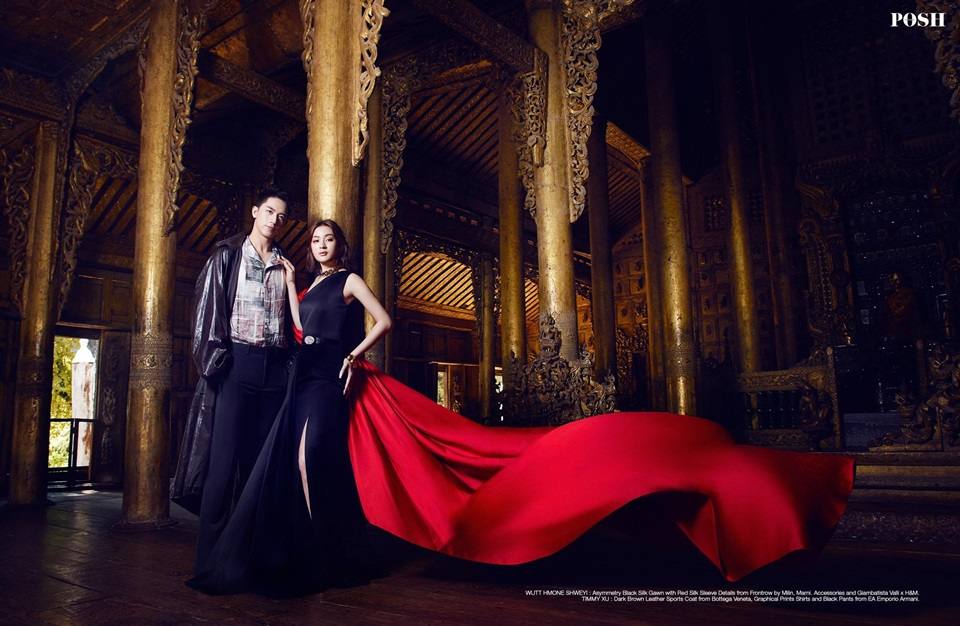 Timmy Xu & Wutt Hmone Shwe Yi @ POSH Myanmar Magazine