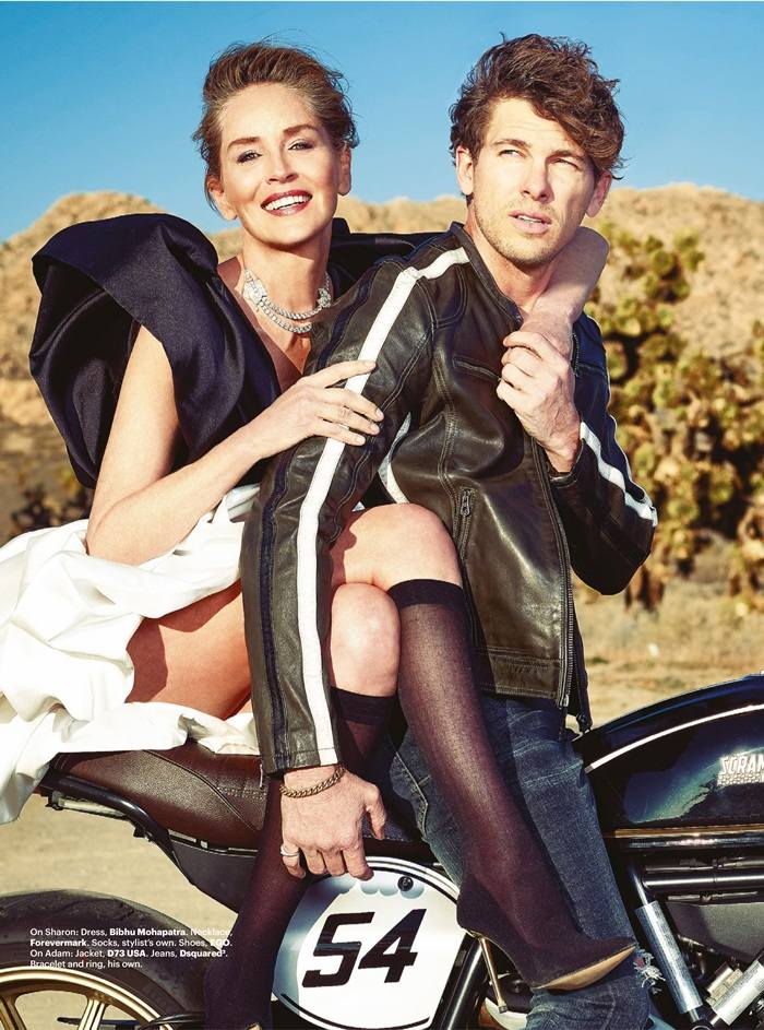 Sharon Stone & Adam Senn @ Harper's Bazaar India March 2020