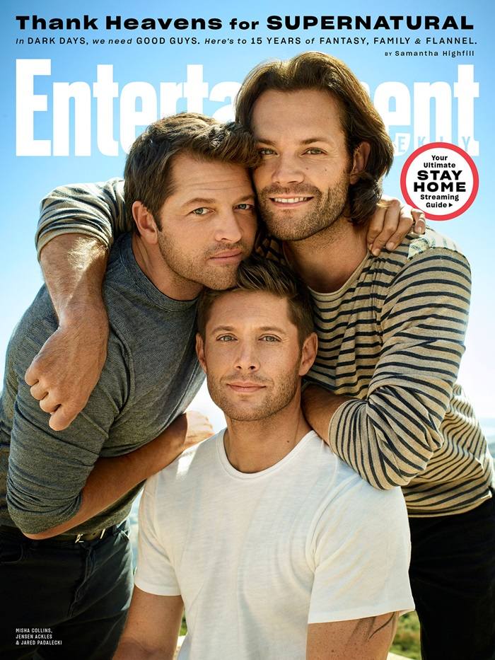 Jared Padalecki, Jensen Ackles & Misha Collins @ Entertainment Weekly April 2020