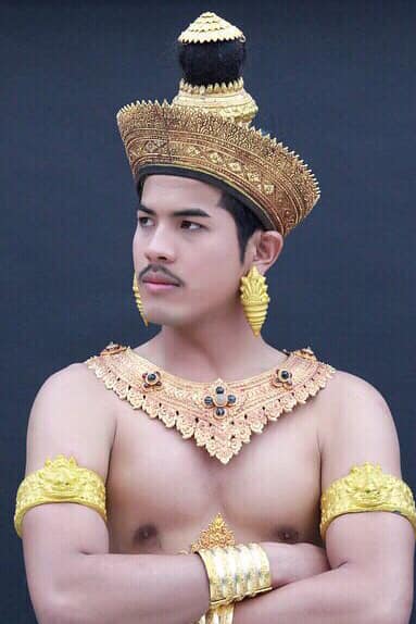 THAI ANCIENT GUY IN LAVO KINGDOM, THAILAND