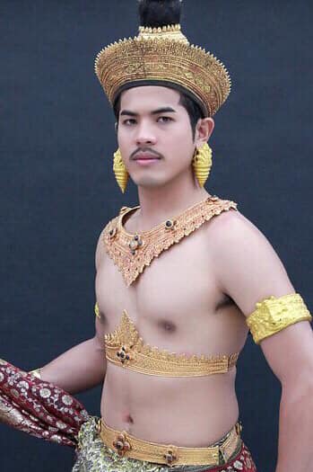 THAI ANCIENT GUY IN LAVO KINGDOM, THAILAND