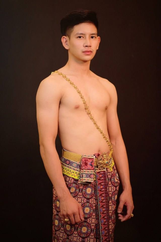 "Thai guy with traditional outfit" Thailand.
