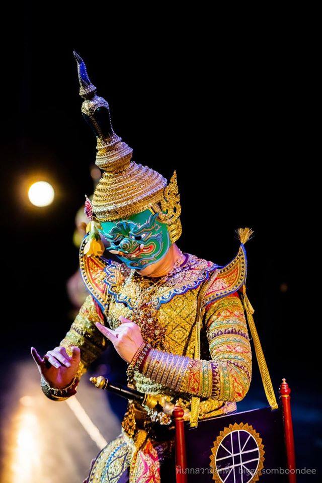 โขนพระราชทาน๒๕๖๑ พิเภกสวามิภักดิ์ | Khon masked dance drama in Thailand 🇹🇭