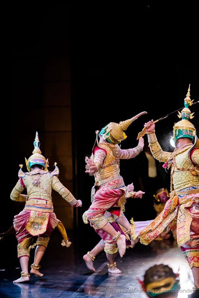 โขนพระราชทาน๒๕๖๑ พิเภกสวามิภักดิ์ | Khon masked dance drama in Thailand 🇹🇭