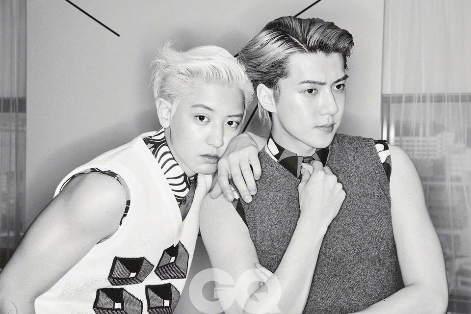 Sehun & Chanyeol @ GQ Korea August 2020