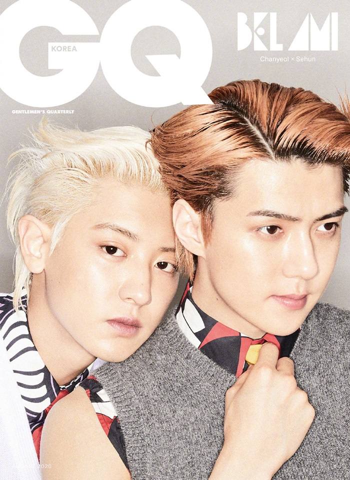 Sehun & Chanyeol @ GQ Korea August 2020