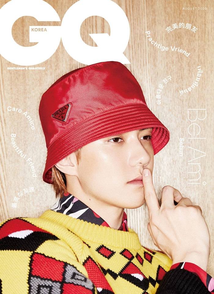 Sehun & Chanyeol @ GQ Korea August 2020