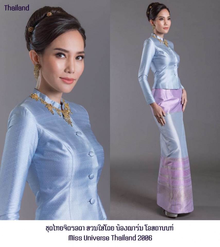 THAILAND 🇹🇭 | ชุดไทยพระราชนิยม, THAI NATIONAL COSTUME