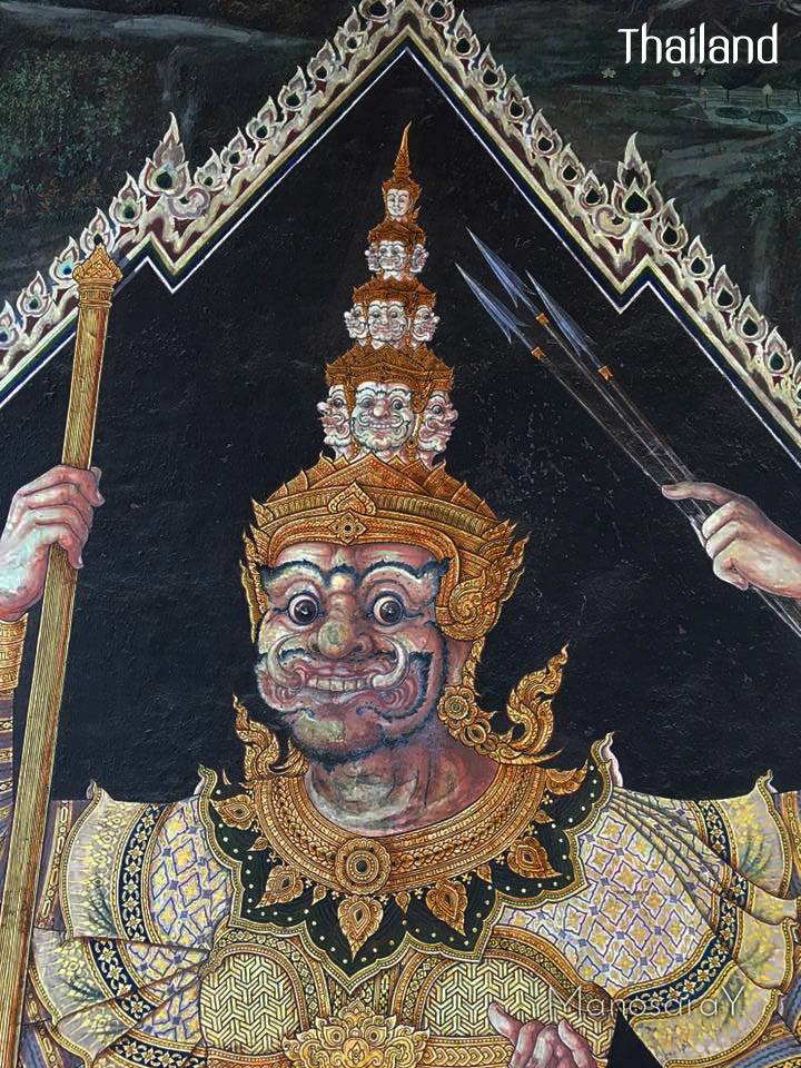 THAILAND🇹🇭 | The mural of giants in Ramakien at Wat Phra Kaew, Bangkok