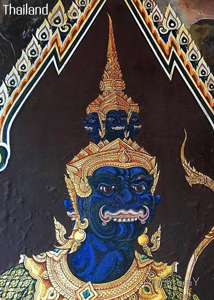 THAILAND🇹🇭 | The mural of giants in Ramakien at Wat Phra Kaew, Bangkok