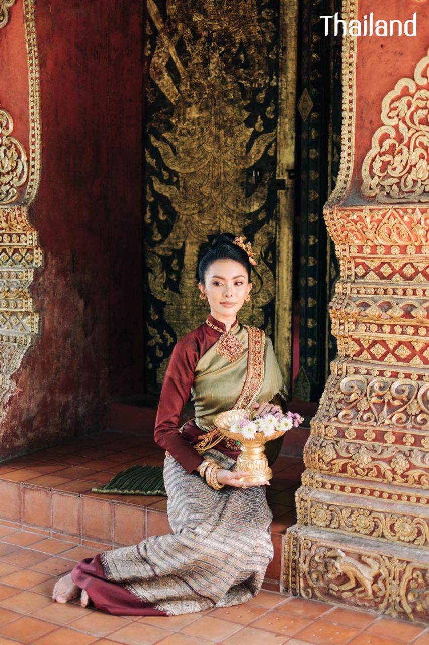 THAILAND 🇹🇭 | ล้านนา, Lanna traditional costume - Tai Yuan ethnic.