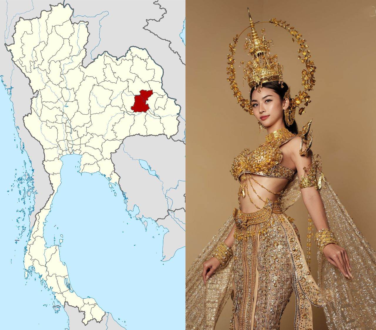 THAILAND 🇹🇭 | Thai Dress of Miss Grand Thailand 2020. "Roi-Et"