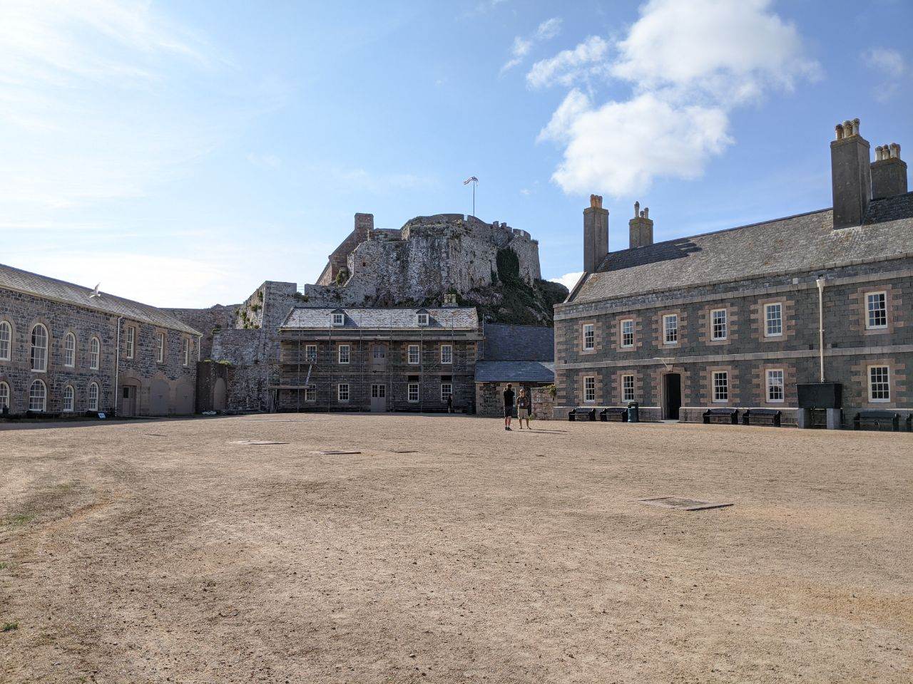 ปราสาทอลิซาเบธ Elizabeth Castle in Jersey, United Kingdom