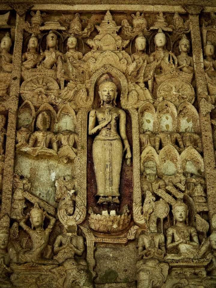 THAILAND 🇹🇭 | Early Ayutthaya period stucco at Wat Lai temple, Lopburi province