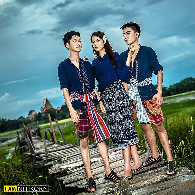 THAILAND 🇹🇭 | Isan traditional costume - การแต่งกายภาคอีสาน @ สะพานไม้แกดำ มหาสารคาม