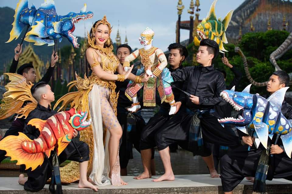 THAILAND 🇹🇭 | Thai National Costume by Miss Earth Thailand 2020
