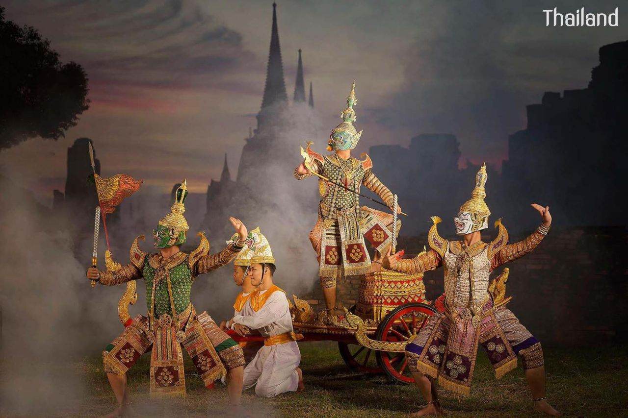 THAILAND 🇹🇭 |  "โขน" Khon masked dance drama in Thailand