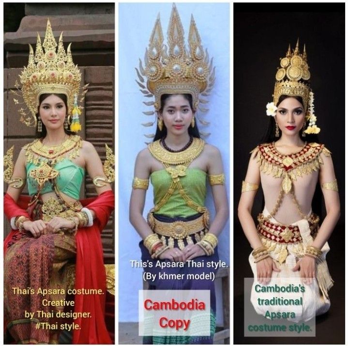 Thai Apsorn costume - Thai Apsara. #Thai style.