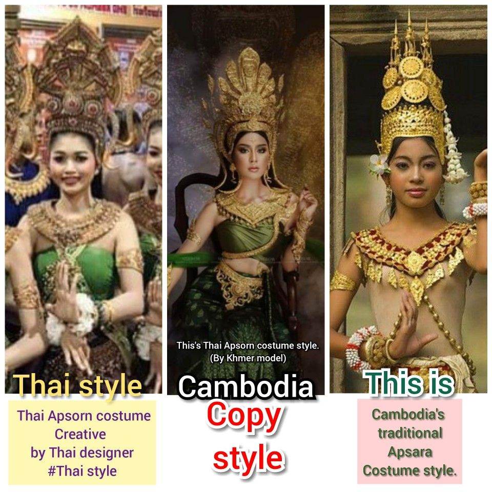 Thai Apsorn costume - Thai Apsara. #Thai style.
